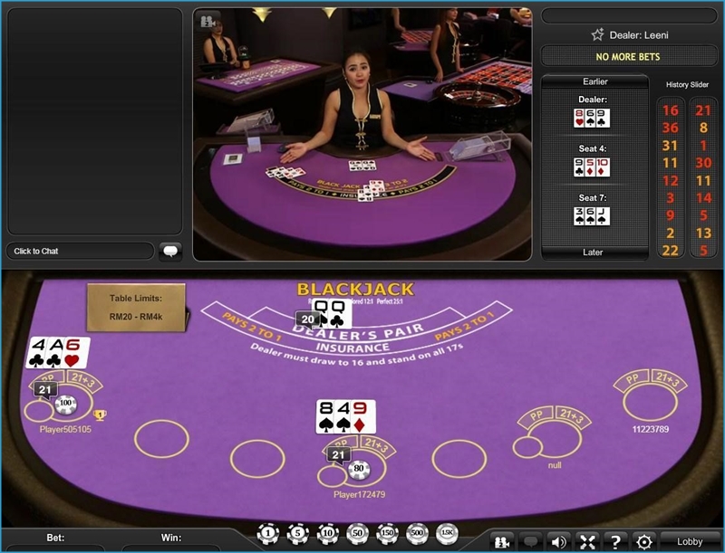 PT Live Casino Game Room Intro in iBET Online Casino