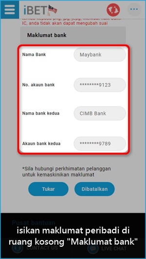 iBET Panduan Permulaan – Bagaimana Mengaktifkan Akaun Melalui Telefon Bimbit
