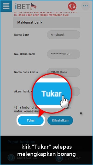 iBET Panduan Permulaan – Bagaimana Mengaktifkan Akaun Melalui Telefon Bimbit