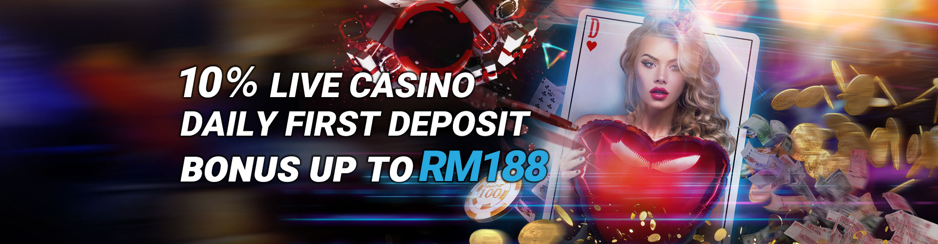iBET Online Casino 10% Live Casino Daily Deposit Bonus