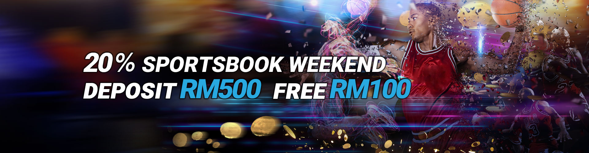 iBET Online Casino 20% Sportsbook Weekend Deposit RM500 FREE RM100